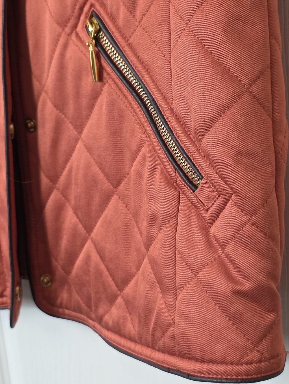 Pendleton Quilted Copper Diamond Women's Vest Medium - Picture 4 of 9